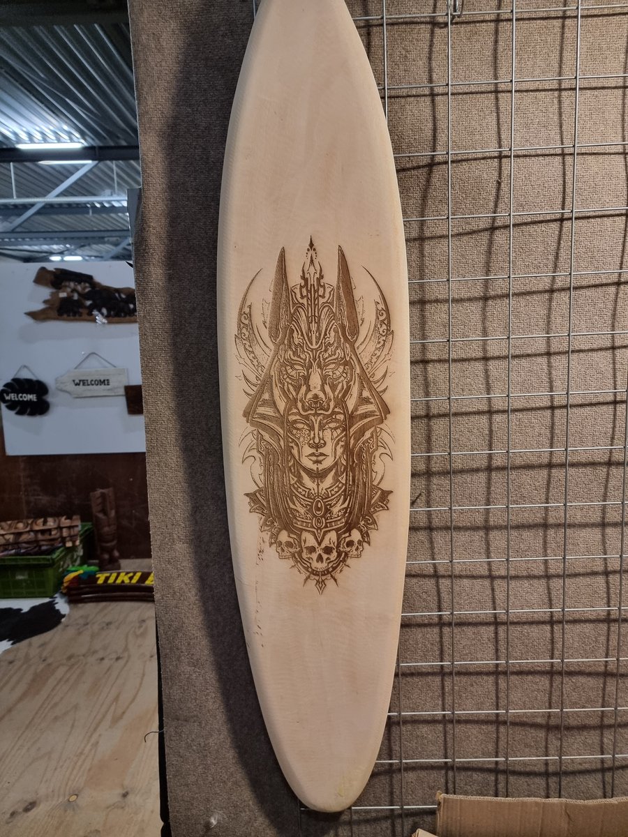 Lady Skulls - Surfplank Surfboard - Decoratie - 150cm