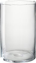 Windlicht | glas | transparant | 26x26x (h)26 cm