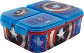 Captain America Broodtrommel 3 Vakjes