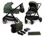 Kinderwagen Novi Baby® Neo Green/Cognac Grip