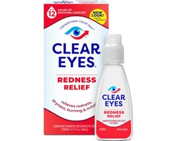 Clear Eyes Redness Relief XL - Oogdruppels Tegen Rode Ogen, Droge Ogen, Branderige Ogen & Geïrriteerde Ogen - 1x15ML ✉️