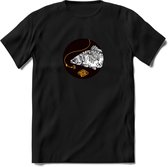 Fishing - Vissen T-Shirt | Grappig Verjaardag Vis Hobby Cadeau Shirt | Dames - Heren - Unisex | Tshirt Hengelsport Kleding Kado - Zwart - M