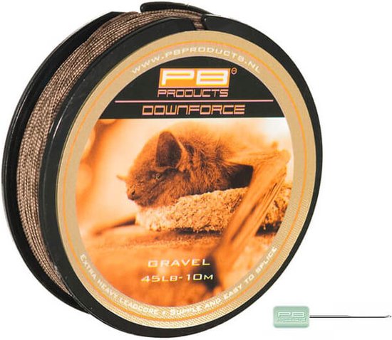PB Products - Downforce Leadcore Leader 45 lb - 10 meter - Weed van PB Products — afbeelding 2