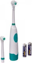 Elektrische tandenborstel - Volwassenen - Timer - Inclusief batterijen - Wit