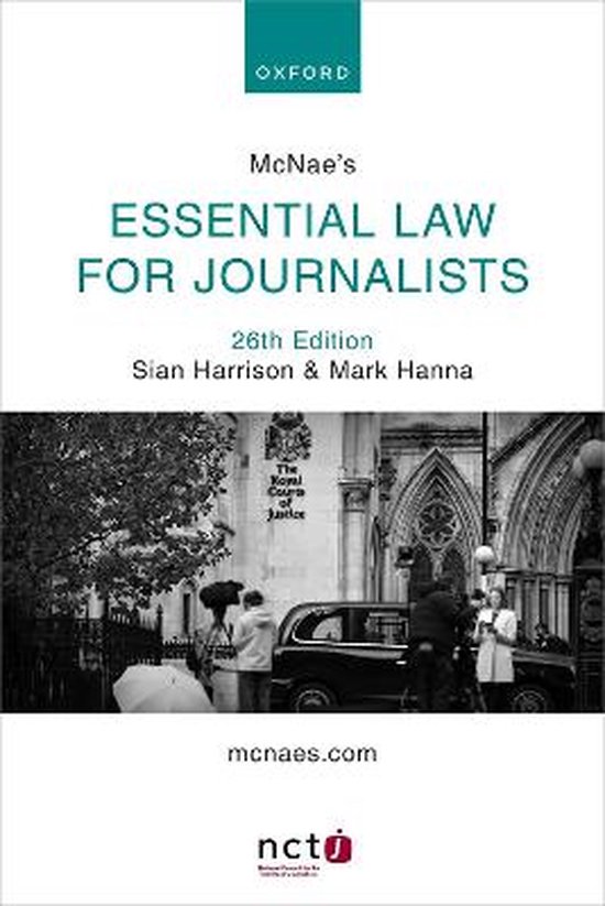 McNae's Essential Law for Journalists - cover