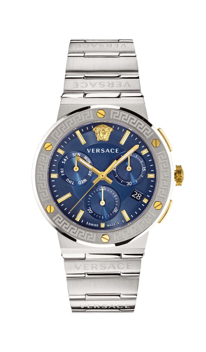 Versace - VEZ900221 - Polshorloge - Heren - Kwarts - Greca Logo Chrono