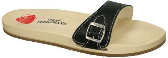 Berkemann Heren zwart pantoffels slippers maat 43.5