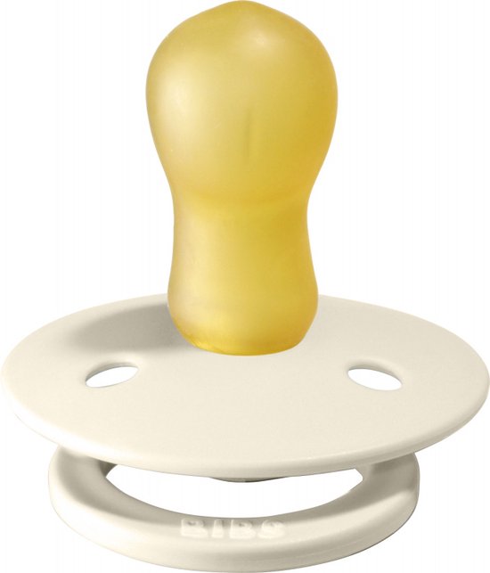 Bibs fopspeen - maat 3 18-24 maanden - 1 stuk - ivory van BIBS — afbeelding 3
