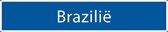 Straatnaambord Brazilië| Straatnaambord land| Verkeersbord Brazilië| Verkeersborden | Straatnaambord origineel | Verkeersborden Landen