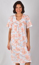 Cybèle Klassiek Nachthemd 'Orange Shades' - 110cm - Maat 56