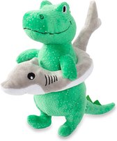 Petshop by Fringe Studio 289879 Shark Rex - Speelgoed voor dieren - honden speelgoed – honden knuffel – honden speeltje – honden speelgoed knuffel - hondenspeelgoed piep - hondensp