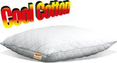 Cool Cotton hoofdkussen | Extra verkoelend en absorberend kussen | Koel kussen | aanpasbaar en wasbaar | 60x70cm