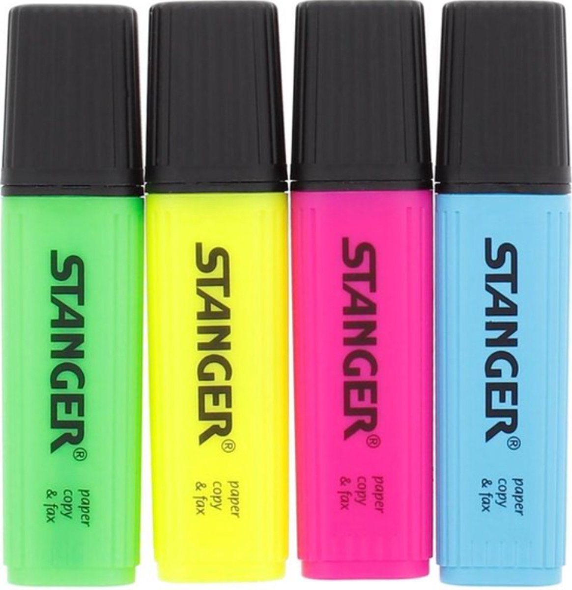 Tinc Fantastische markeerstiften voor school, 5 stuks kleurrijke markeerstiften, heldere kleuren en origineel design, voor een unieke en speelse schrijfervaring