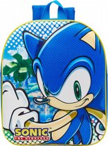 Sega Rugzak Sonic 3d 5 Liter Eva Blauw