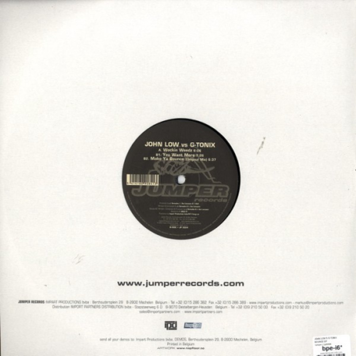 John Low & G-tonix - Bounce Ep