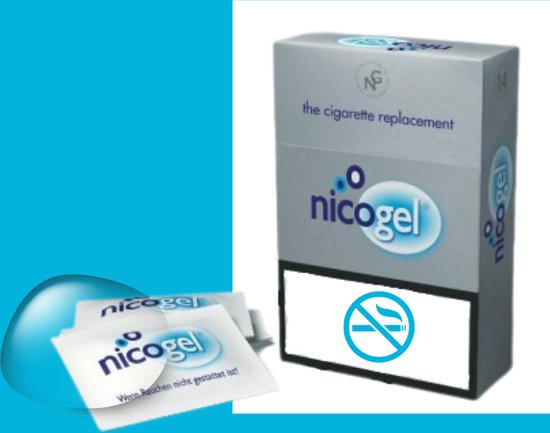 Nicogel Sigarettenverpakking - 14 stuks - Nicotine gel