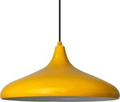 Bamyum Champion Geel Hanglampen Metalen 1xE27 Fitting Ø 35 cm Pendellamp Voor Binnen Binnenkleur is Wit