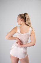 Pavone Bamboe Taille Rosalinda ivoor maat XL