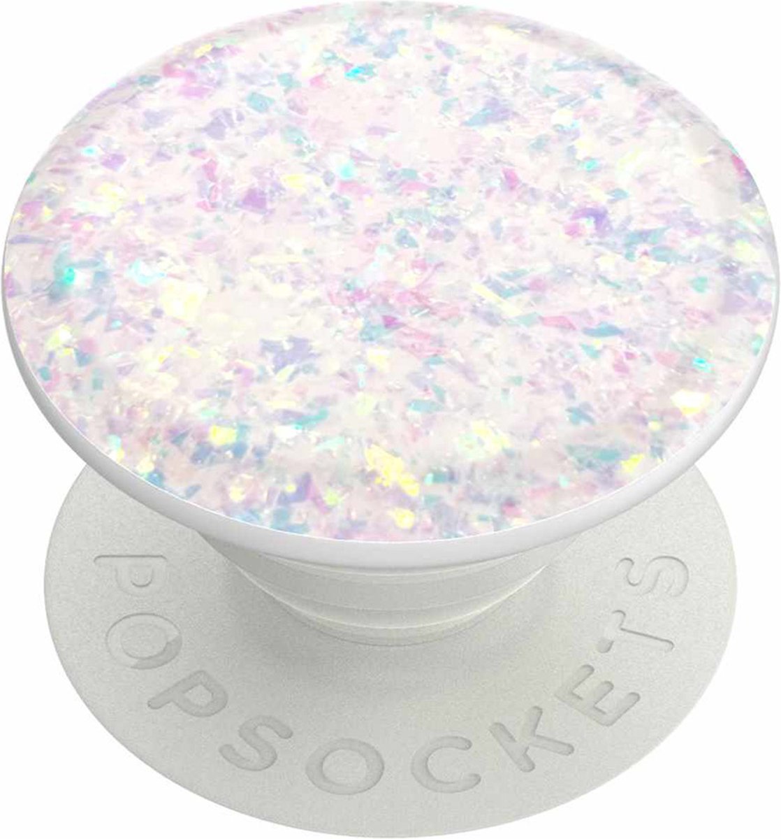 PopSockets PopGrip - Iridescent Confetti White