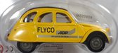 Citroën 2CV Flyco Parijs 1985 No. 46 (Geel) (9 cm) (NL) 1:43 Norev - Modelauto - Schaalmodel - Miniatuurauto