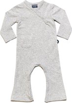 Silky Label jumpsuit glacier grey - Wijde Pijp - maat 62/68 - grijs