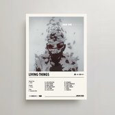 Linkin Park Poster - LIVING THINGS Album Cover Poster - Linkin Park LP - A3 - Linkin Park Merch - Muziek