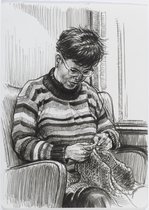 Faber-Castell tekenstift Pitt Artist pen - warm grijs IV - 4-delig etui lijnbreedte S, F, M, B - FC-167169