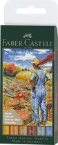 Faber-Castell tekenstift - Pitt Artist Pen - 6-delig - Harvest - FC-167179