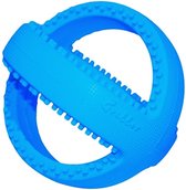 GRUBBER VOETBAL BLAUW 18CM