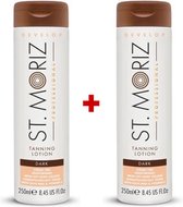 St. Moriz Self tanning lotion medium 2 x 250 ml stuks