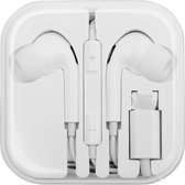 In Ear Koptelefoon - Oortelefoon met Microfoon - Lightning Connector - Met isolerende rubbers - Wit