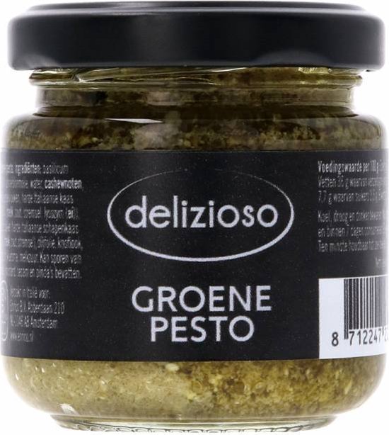 Groene pesto Delizioso 12 x 90 gram