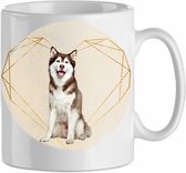 Mok Alaskan malamute 3.5| Hond| Hondenliefhebber | Cadeau| Cadeau voor hem| cadeau voor haar | Beker 31 CL