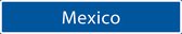 Straatnaambord Mexico| Straatnaambord land| Verkeersbord Mexico| Verkeersborden | Straatnaambord origineel | Verkeersborden Landen