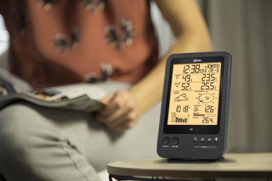 Alecto WS-4700 - Professioneel Weerstation met draadloze Buitensensor - 6-in-1