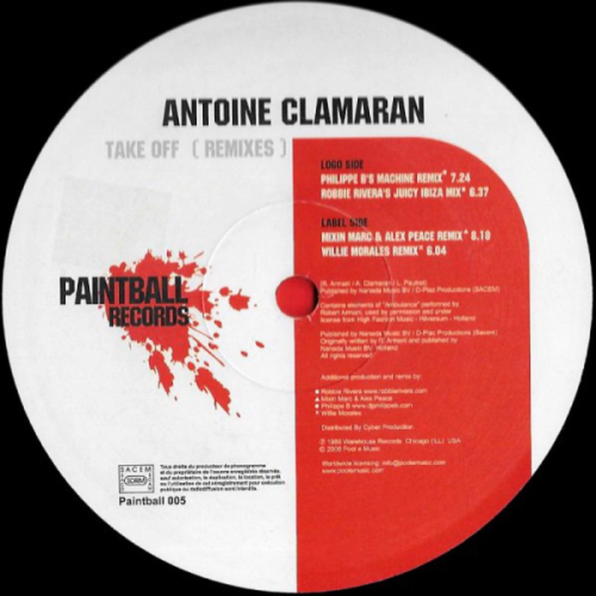 Antoine Clamaran - Take Off (the Remixes)