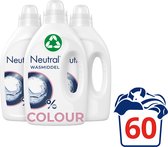 Neutral  Kleur Vloeibaar Wasmiddel - 3 x 20 wasbeurten - Voordeelverpakking