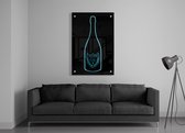 ✅Uniek Dom P x Kek Kunstwerk Acrylic 30x45 cm - groot - Print op Acrylic schilderij - CUSTOM WALL ART - DOM P - Dom Perignon - (Wanddecoratie woonkamer / slaapkamer / keuken / living room) - 