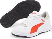 PUMA Rebound JOY Lo AC PS Unisex Sneakers - White/Cherry Tomato/Gray Violet - Maat 35