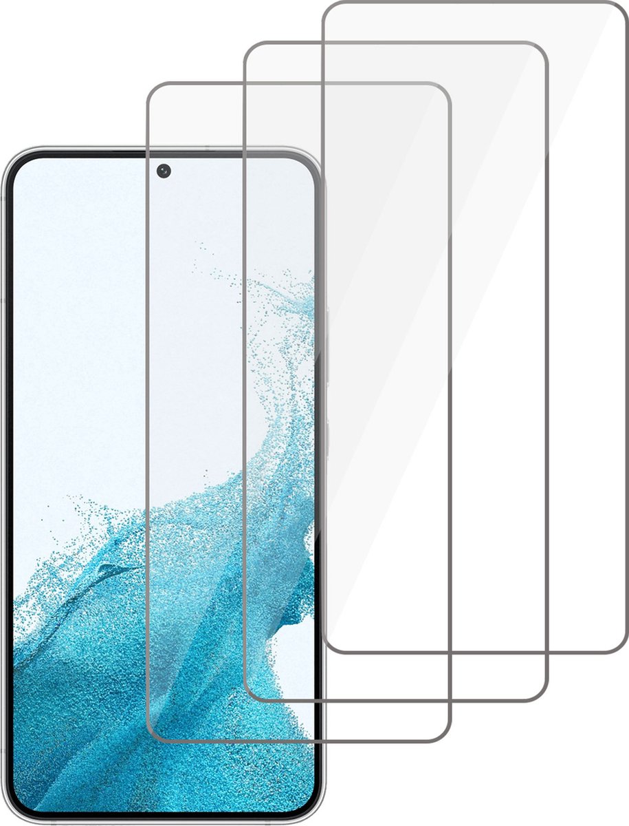 Geschikt voor Samsung S22 Plus Screenprotector - Beschermglas Screen Protector 9H Glas - 3 Stuks