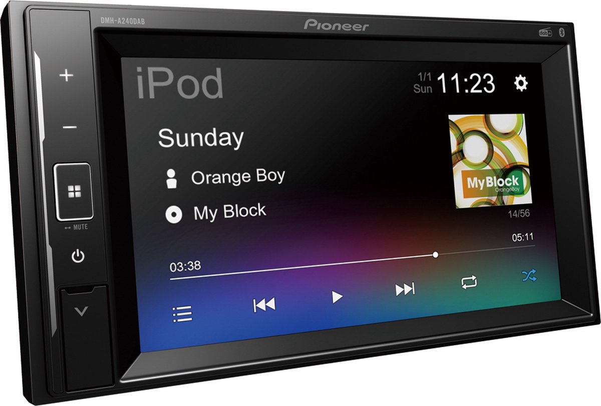Pioneer DMH-A240DAB Multimedia Autoradio met o.a. DAB+ (2-DIN) – foto 2