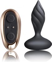 Rocks Off - Rocks-Off - Petite Sensations Desire Vibrerende Anaalplug - Zwart - Dildo - Vibrator - Penis - Penispomp - Extender - Buttplug - Sexy - Tril ei - Erotische - Man - Vrou