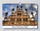 Gent kalender 35x24 cm | Verjaardagskalender Gent | Verjaardagskalender Volwassenen