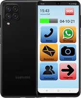 SeniorenTab Smartphone Voordeelbundel  - S2265 - op Samsung smartphone - 64GB - 5G - 6.6 inch scherm - incl. Luxe Smartphone cover en  32GB sd-kaart