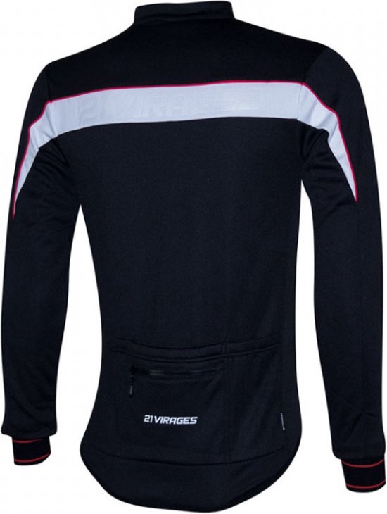 HECLOK Fietsshirt voor heren, winter, lange mouwen, herfst en winter, mountainbike, fietsers, gepolariseerde bril