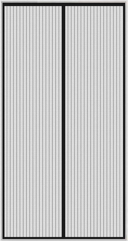 PALMAT magnetische hordeur, houdt insecten, muggen, insecten buiten - voor balkon, schuifdeuren, binnen en buiten (90 x 210 cm)