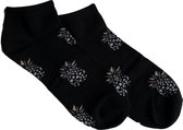 Chaussettes basses Fruity Ones - 8 paires de Chaussettes en Bamboe - Socquettes - 36-41 - Zwart - Chaussettes pour femme