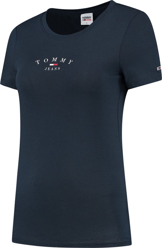 Tommy Hilfiger Skinny Essential T-shirt Vrouwen - Maat XS | bol.com