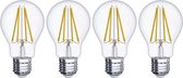 EMOS LED Filament MULTIPACK 4x A60 - 11W E27 Warm Wit 2700K | Vervangt 100W