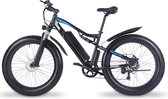 SONGZO-MX03- elektrische fiets 1000W 26 inch elektrische fiets met dikke banden met 48V 17AH lithiumbatterij en dubbele schokdemper